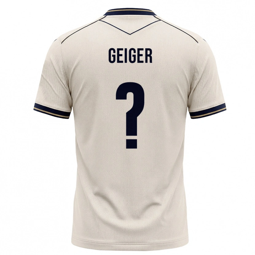 Danxen Kinderen Dennis Geiger #0 Off-White Inktblauw Uitshirt Uittenue 2026/27 T-Shirt België