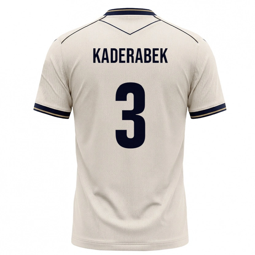 Danxen Kinderen Pavel Kaderabek #3 Off-White Inktblauw Uitshirt Uittenue 2026/27 T-Shirt België