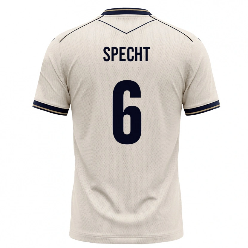 Danxen Kinderen Michaela Specht #6 Off-White Inktblauw Uitshirt Uittenue 2026/27 T-Shirt België