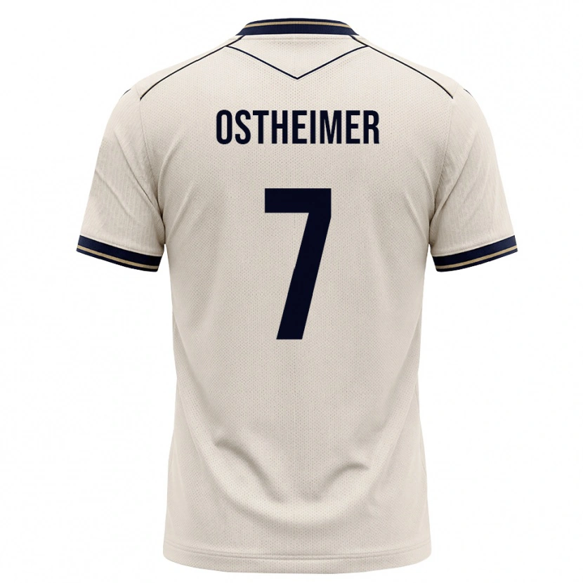 Danxen Kinderen Nevio Ostheimer #7 Off-White Inktblauw Uitshirt Uittenue 2026/27 T-Shirt België