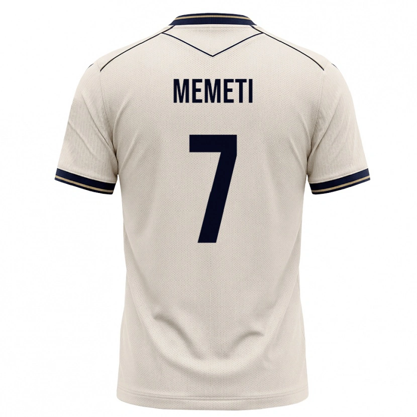 Danxen Kinderen Erëleta Memeti #7 Off-White Inktblauw Uitshirt Uittenue 2026/27 T-Shirt België