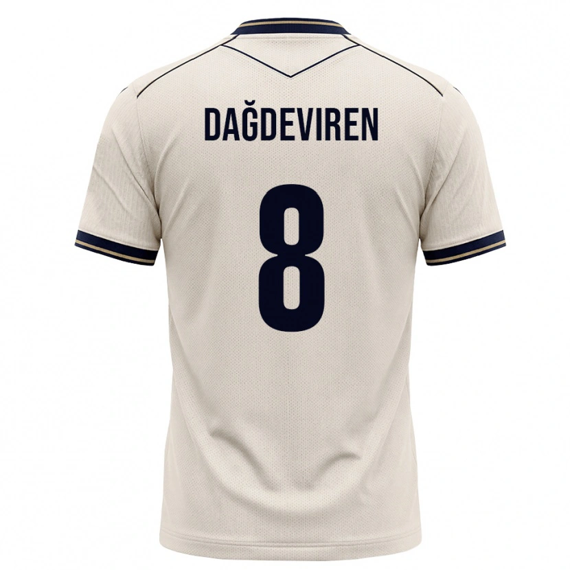Danxen Kinderen Diren Dağdeviren #8 Off-White Inktblauw Uitshirt Uittenue 2026/27 T-Shirt België