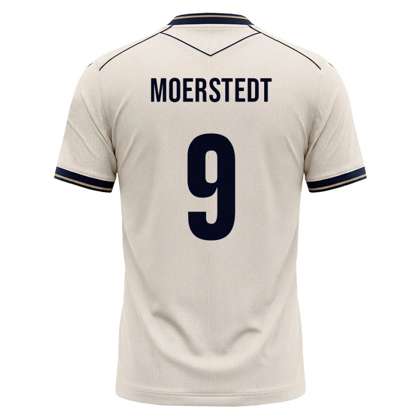 Danxen Kinderen Max Moerstedt #9 Off-White Inktblauw Uitshirt Uittenue 2026/27 T-Shirt België