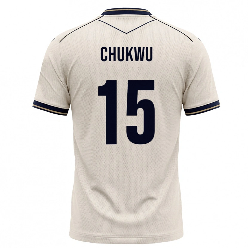 Danxen Kinderen Emmanuel Chukwu #15 Off-White Inktblauw Uitshirt Uittenue 2026/27 T-Shirt België