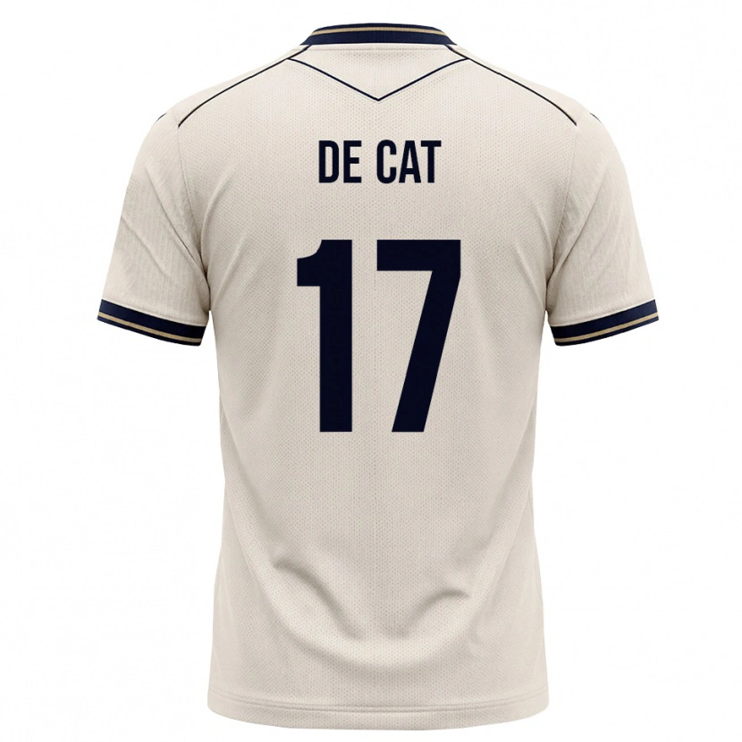 Danxen Kinderen Nathan De Cat #17 Off-White Inktblauw Uitshirt Uittenue 2026/27 T-Shirt België