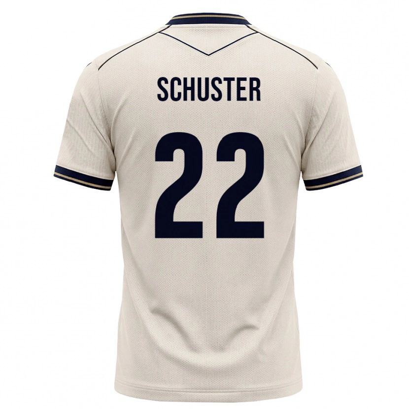 Danxen Kinderen Julian Schuster #22 Off-White Inktblauw Uitshirt Uittenue 2026/27 T-Shirt België