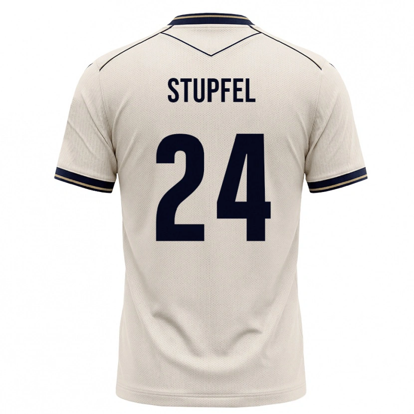 Danxen Kinderen Janis Stupfel #24 Off-White Inktblauw Uitshirt Uittenue 2026/27 T-Shirt België