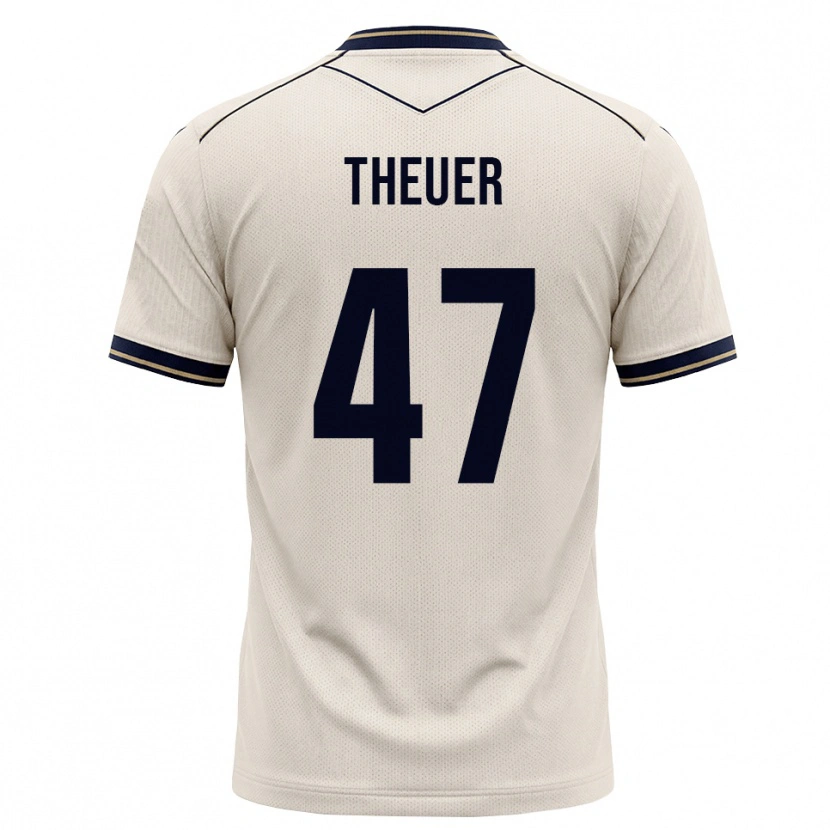 Danxen Kinderen Maximilian Theuer #47 Off-White Inktblauw Uitshirt Uittenue 2026/27 T-Shirt België