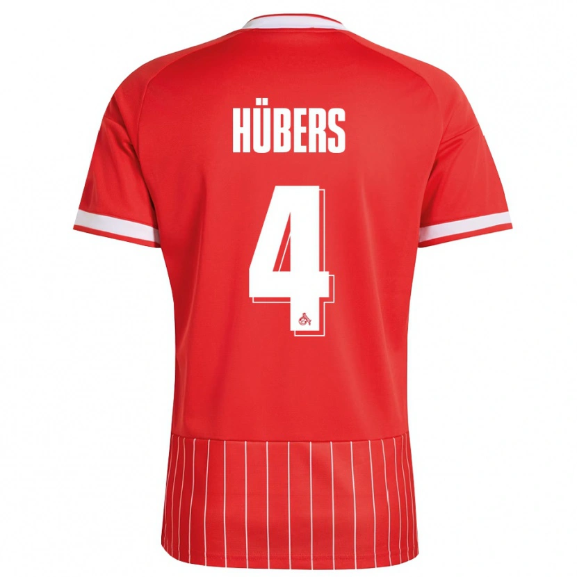 Danxen Kinderen Timo Hübers #4 Rood Wit Groen Uitshirt Uittenue 2026/27 T-Shirt België