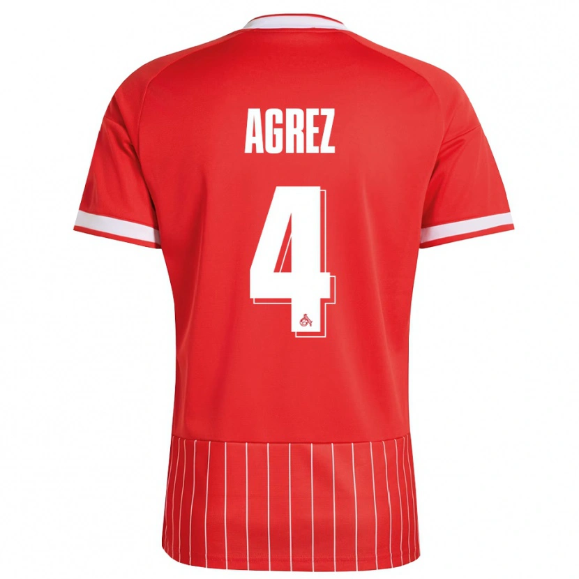 Danxen Kinderen Sara Agrež #4 Rood Wit Groen Uitshirt Uittenue 2026/27 T-Shirt België