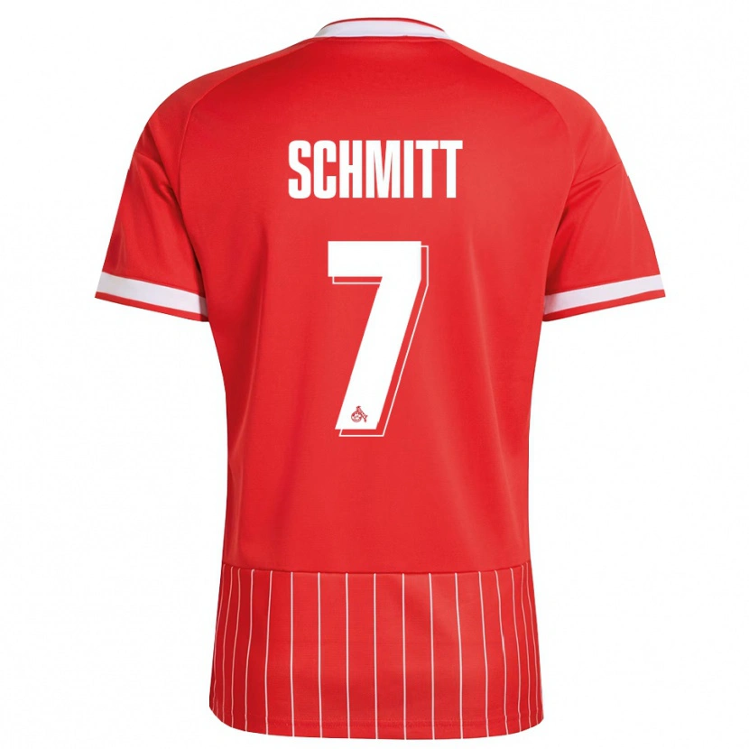 Danxen Kinderen Oliver Schmitt #7 Rood Wit Groen Uitshirt Uittenue 2026/27 T-Shirt België