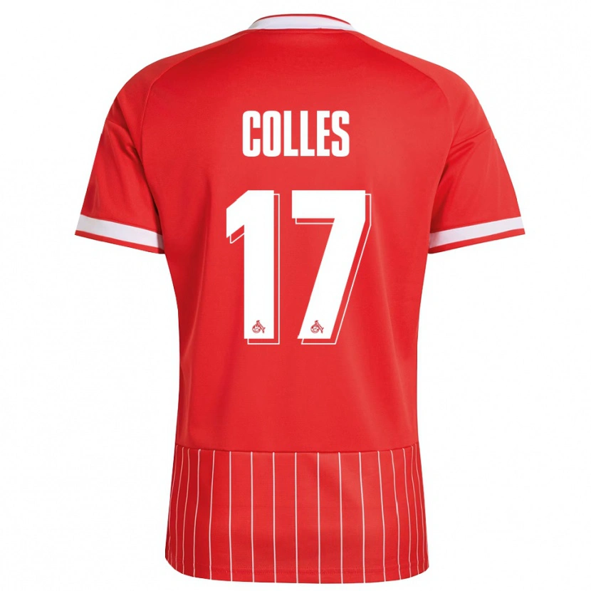 Danxen Kinderen Jan Colles #17 Rood Wit Groen Uitshirt Uittenue 2026/27 T-Shirt België