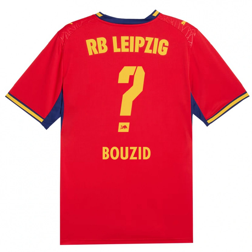 Danxen Kinderen Obada Bouzid #0 Rood Geel Koninklijk Blauw Uitshirt Uittenue 2026/27 T-Shirt België