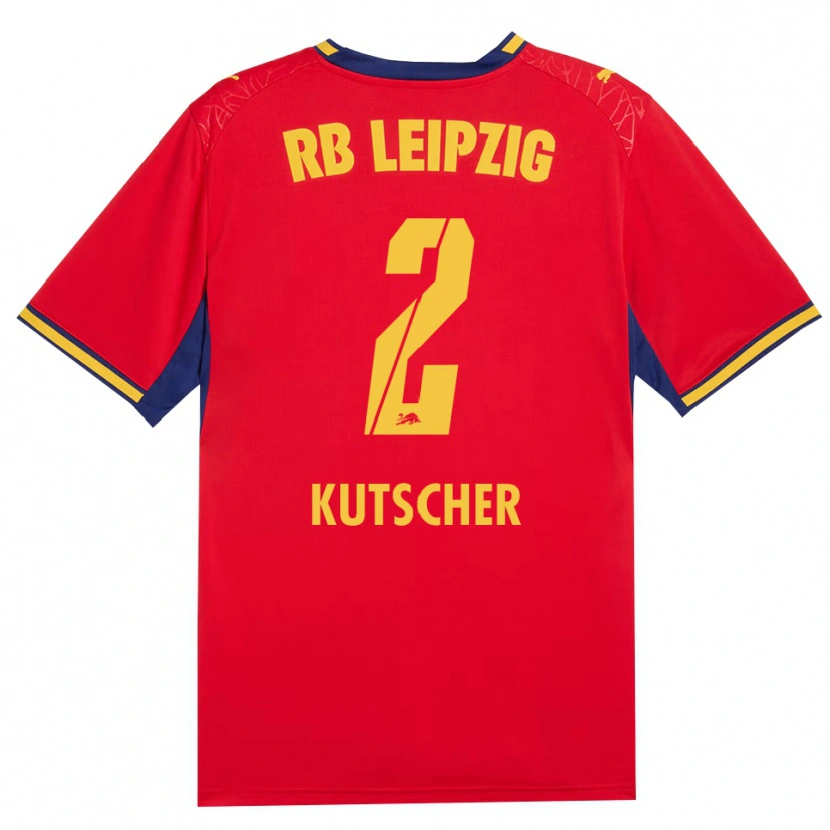 Danxen Kinderen Matthes Kutscher #2 Rood Geel Koninklijk Blauw Uitshirt Uittenue 2026/27 T-Shirt België