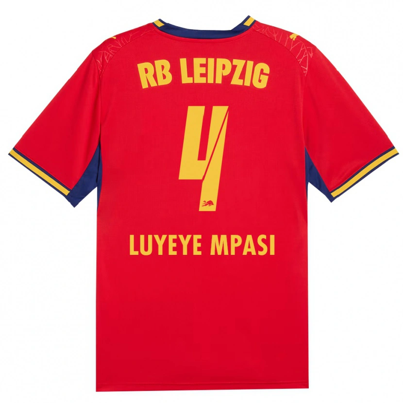 Danxen Kinderen Seal Luyeye Mpasi #4 Rood Geel Koninklijk Blauw Uitshirt Uittenue 2026/27 T-Shirt België