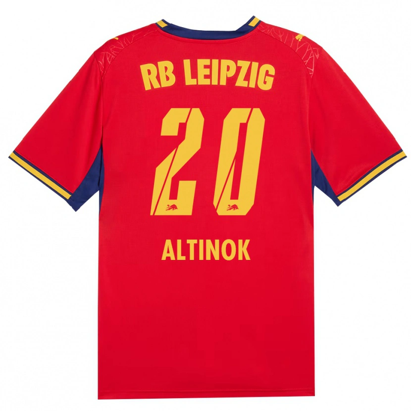 Danxen Kinderen Jannis Altinok #20 Rood Geel Koninklijk Blauw Uitshirt Uittenue 2026/27 T-Shirt België