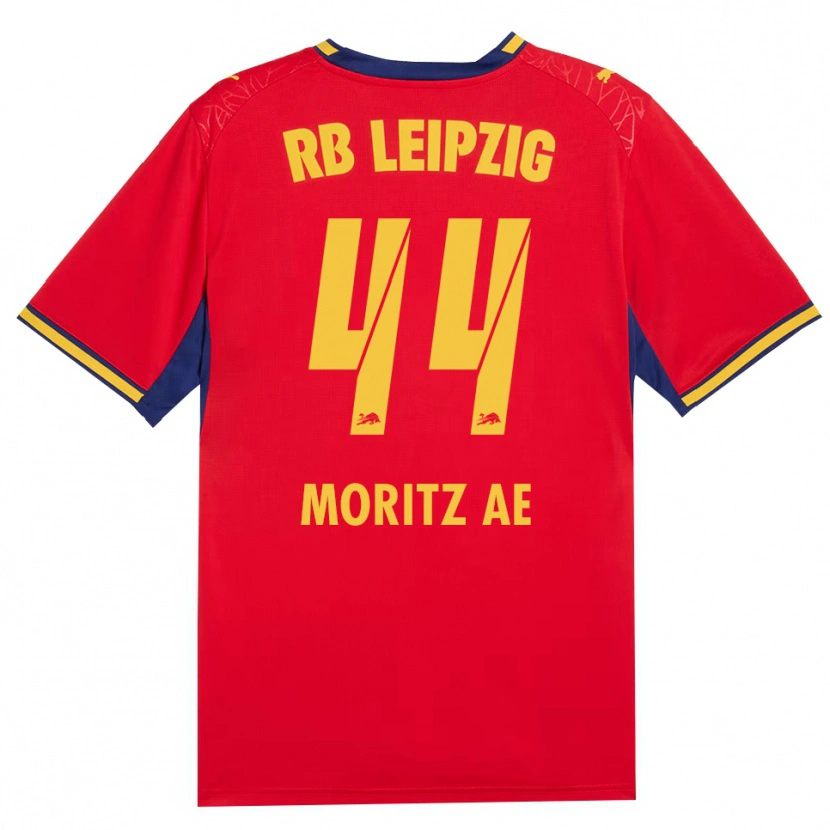 Danxen Kinderen Moritz Aé #44 Rood Geel Koninklijk Blauw Uitshirt Uittenue 2026/27 T-Shirt België