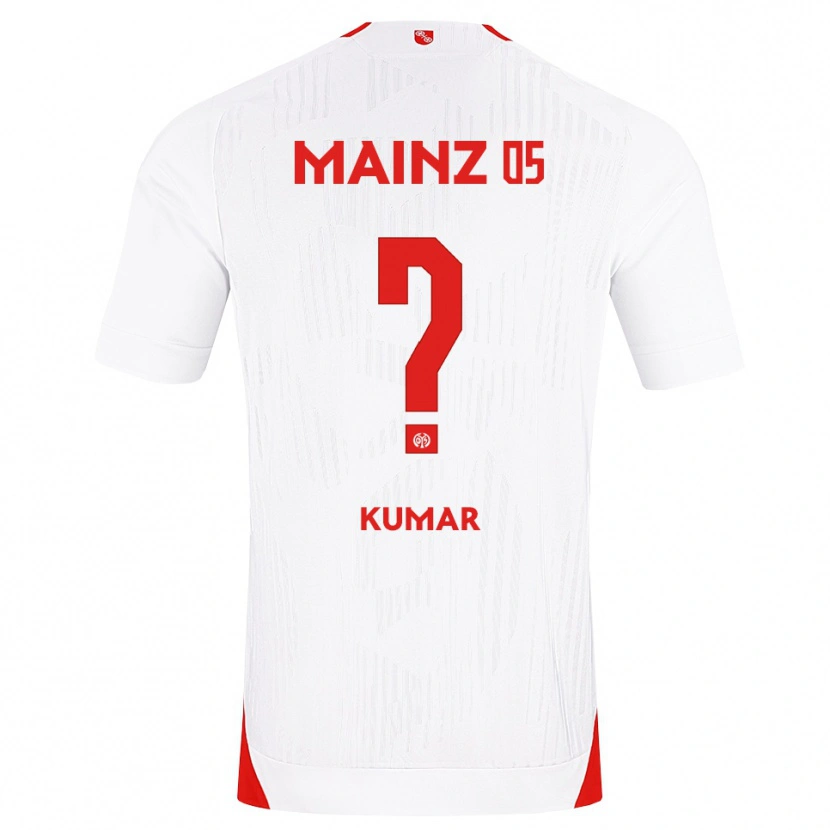 Danxen Kinderen Florian Kumar #0 Wit Rood Geel Uitshirt Uittenue 2026/27 T-Shirt België