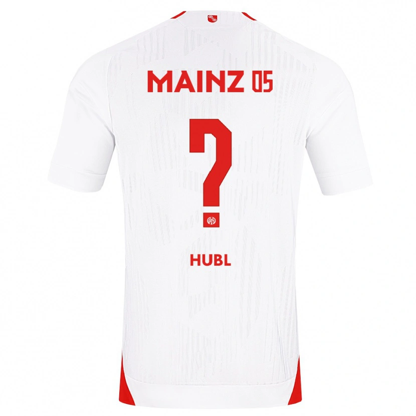 Danxen Kinderen Jannis Hubl #0 Wit Rood Geel Uitshirt Uittenue 2026/27 T-Shirt België
