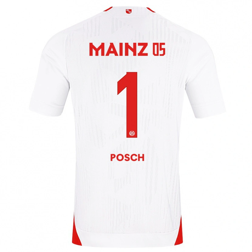 Danxen Kinderen Daniel Posch #1 Wit Rood Geel Uitshirt Uittenue 2026/27 T-Shirt België