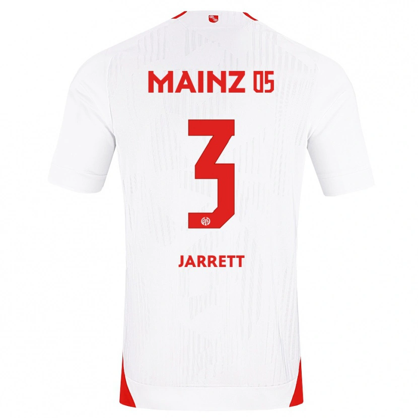 Danxen Kinderen Tyrone Jarrett #3 Wit Rood Geel Uitshirt Uittenue 2026/27 T-Shirt België