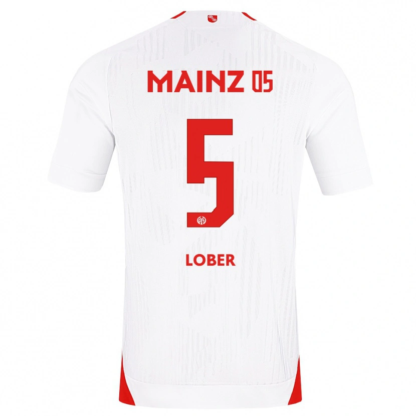 Danxen Kinderen Jana Löber #5 Wit Rood Geel Uitshirt Uittenue 2026/27 T-Shirt België