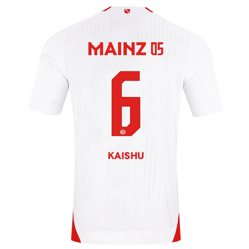 Danxen Kinderen Kaishu Sano #6 Wit Rood Geel Uitshirt Uittenue 2026/27 T-Shirt België