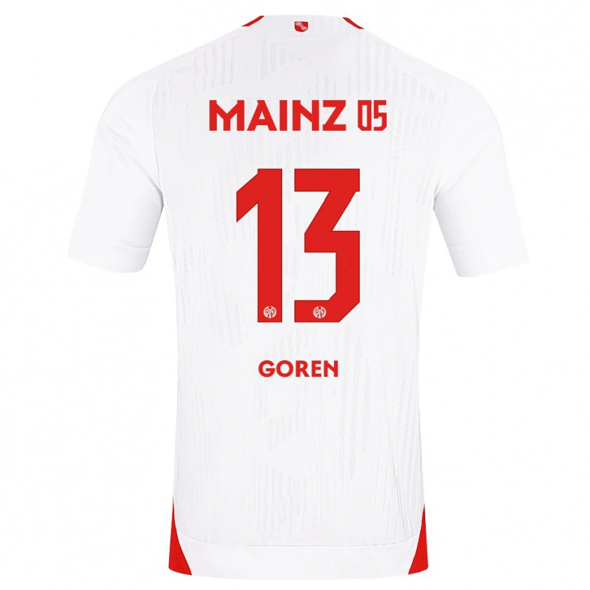Danxen Kinderen Tamar Goren #13 Wit Rood Geel Uitshirt Uittenue 2026/27 T-Shirt België