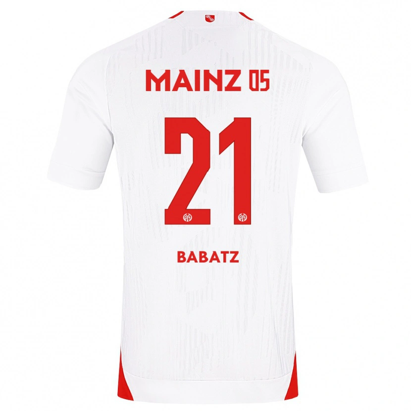 Danxen Kinderen Louis Babatz #21 Wit Rood Geel Uitshirt Uittenue 2026/27 T-Shirt België