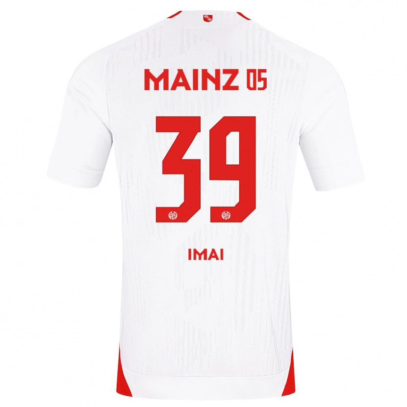 Danxen Kinderen Yurina Imai #39 Wit Rood Geel Uitshirt Uittenue 2026/27 T-Shirt België
