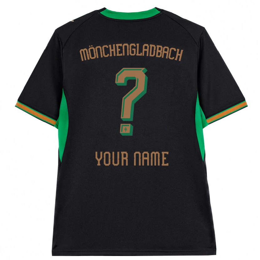 Danxen Kinderen Uw Naam #0 Zwart Oranje Groen Bruin Uitshirt Uittenue 2026/27 T-Shirt België