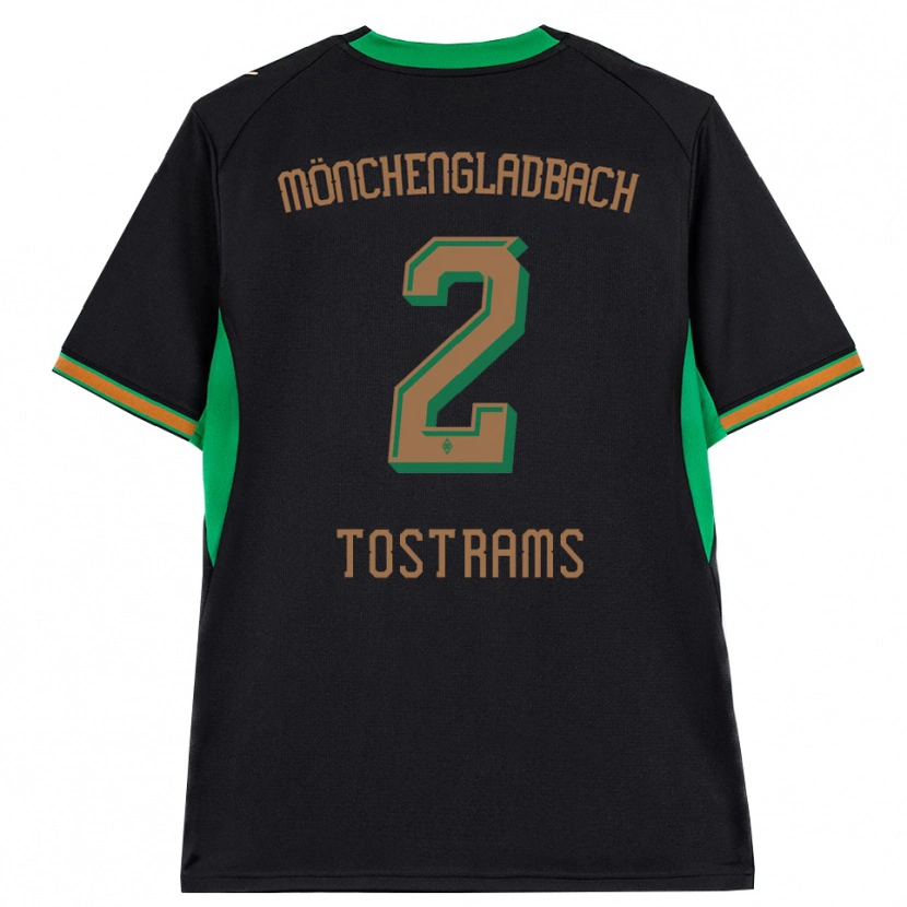 Danxen Kinderen Eva Tostrams #2 Zwart Oranje Groen Bruin Uitshirt Uittenue 2026/27 T-Shirt België
