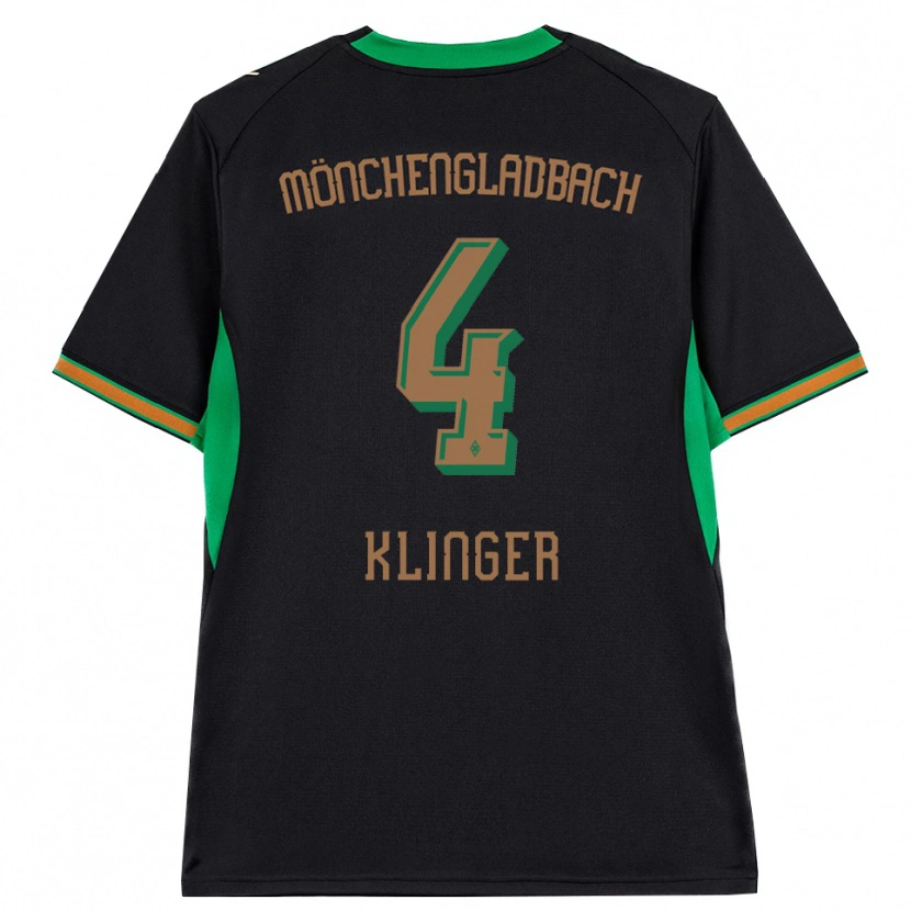 Danxen Kinderen Nina Klinger #4 Zwart Oranje Groen Bruin Uitshirt Uittenue 2026/27 T-Shirt België