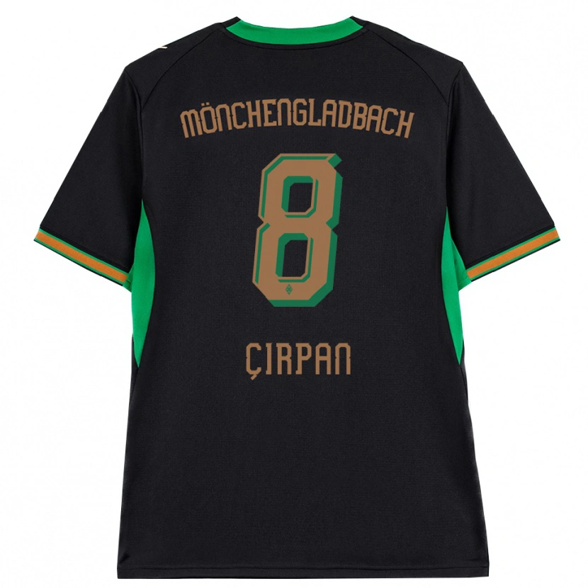 Danxen Kinderen Kemal Çırpan #8 Zwart Oranje Groen Bruin Uitshirt Uittenue 2026/27 T-Shirt België
