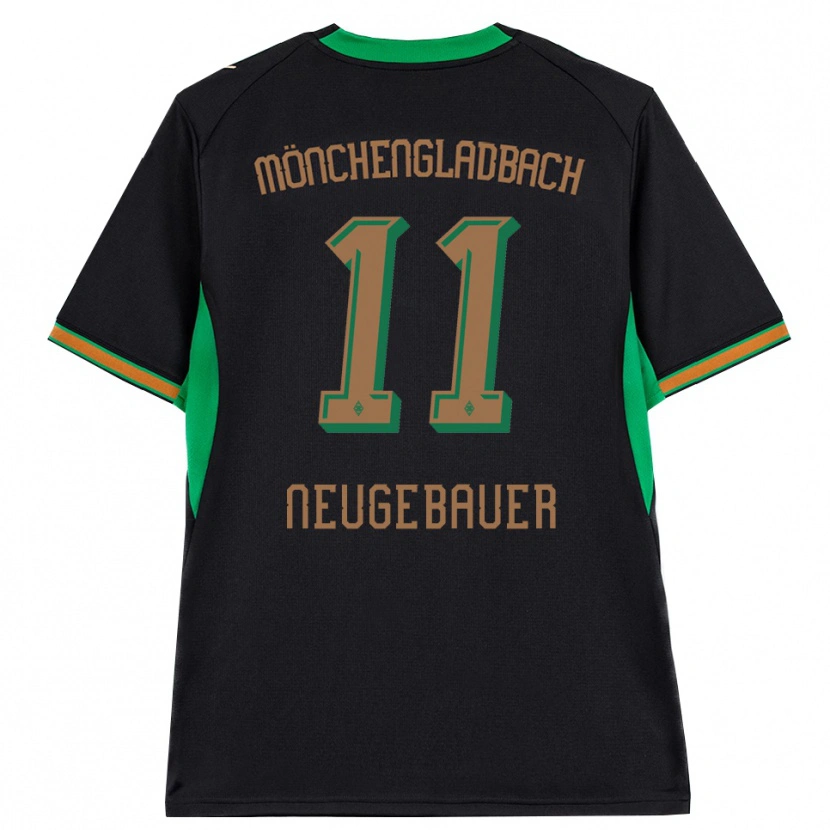 Danxen Kinderen Simon Neugebauer #11 Zwart Oranje Groen Bruin Uitshirt Uittenue 2026/27 T-Shirt België
