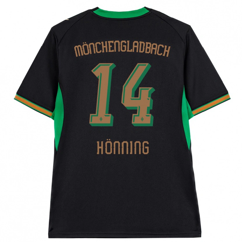 Danxen Kinderen Louis Hönning #14 Zwart Oranje Groen Bruin Uitshirt Uittenue 2026/27 T-Shirt België