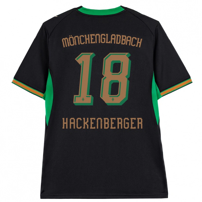Danxen Kinderen Jessica Hackenberger #18 Zwart Oranje Groen Bruin Uitshirt Uittenue 2026/27 T-Shirt België