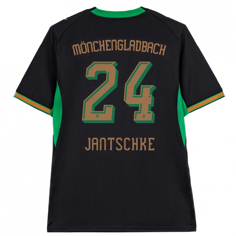 Danxen Kinderen Tony Jantschke #24 Zwart Oranje Groen Bruin Uitshirt Uittenue 2026/27 T-Shirt België