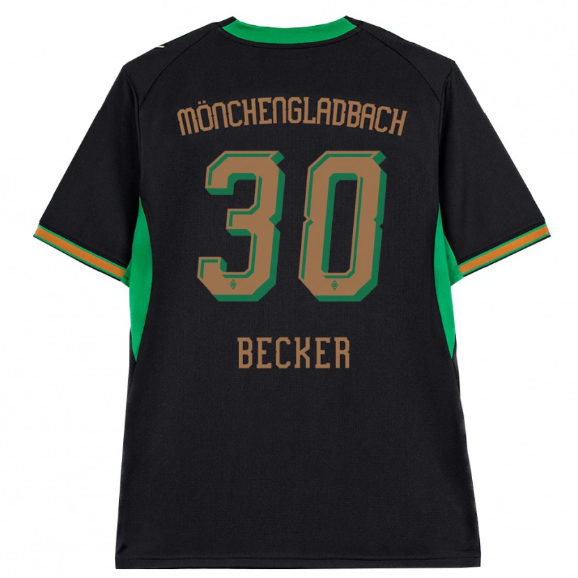 Danxen Kinderen Benjamin Becker #30 Zwart Oranje Groen Bruin Uitshirt Uittenue 2026/27 T-Shirt België