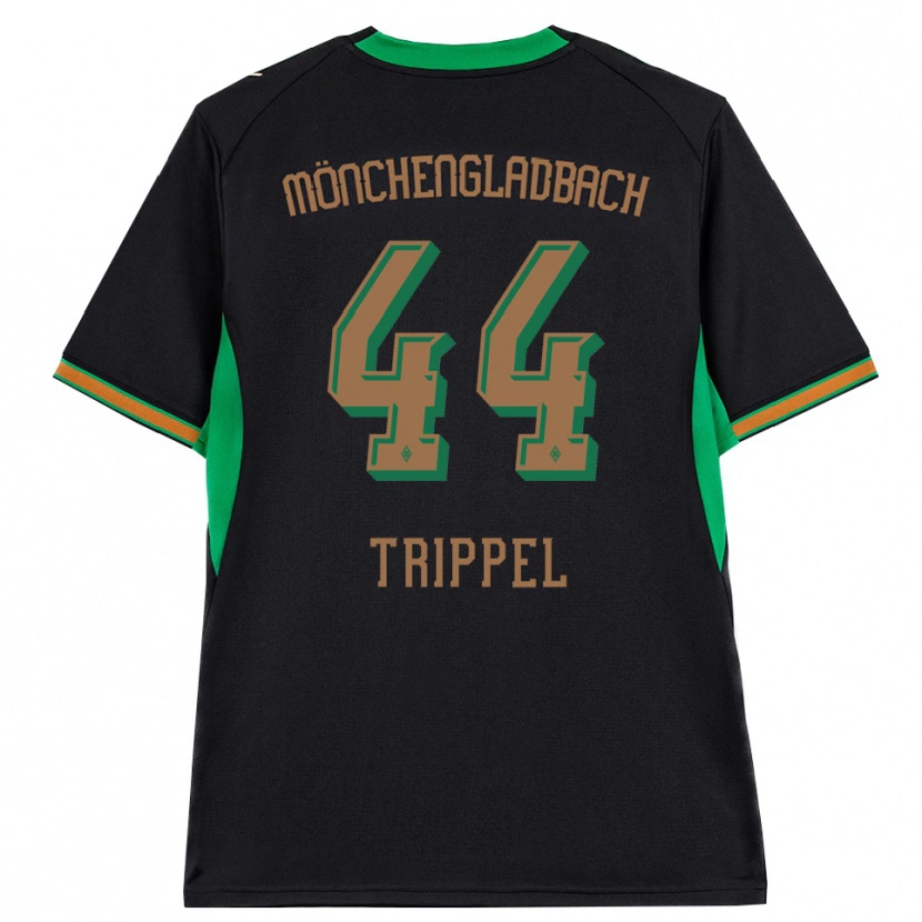 Danxen Kinderen Marcello Trippel #44 Zwart Oranje Groen Bruin Uitshirt Uittenue 2026/27 T-Shirt België