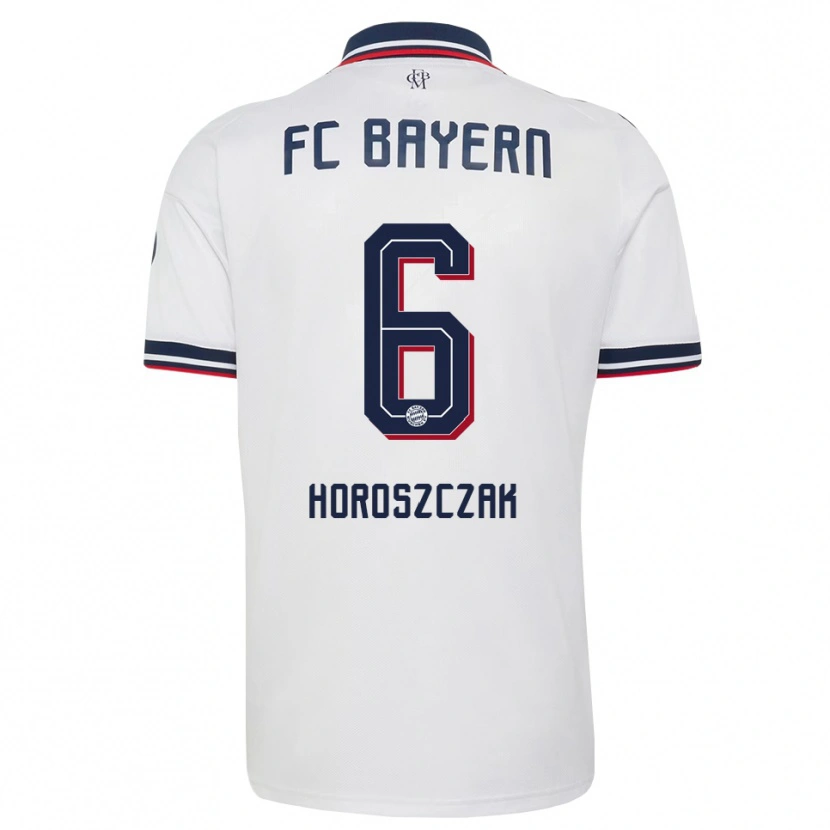 Danxen Kinderen Kuba Horoszczak #6 Wit Grijs Rood Uitshirt Uittenue 2026/27 T-Shirt België