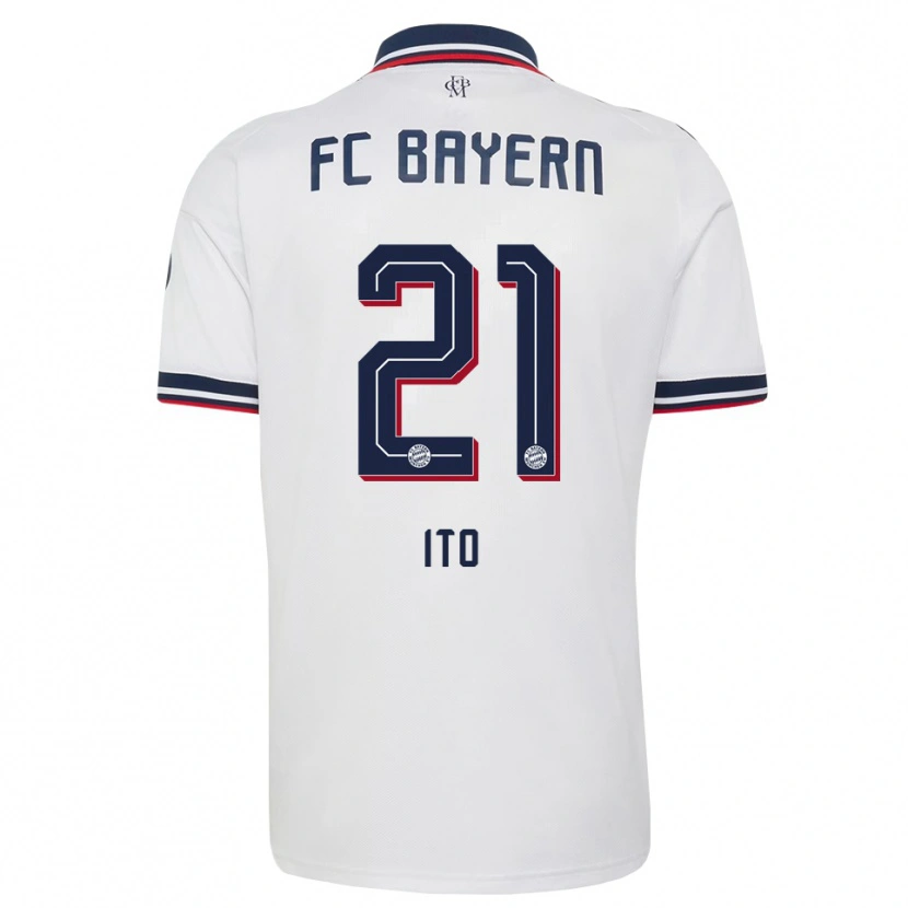 Danxen Kinderen Hiroki Ito #21 Wit Grijs Rood Uitshirt Uittenue 2026/27 T-Shirt België