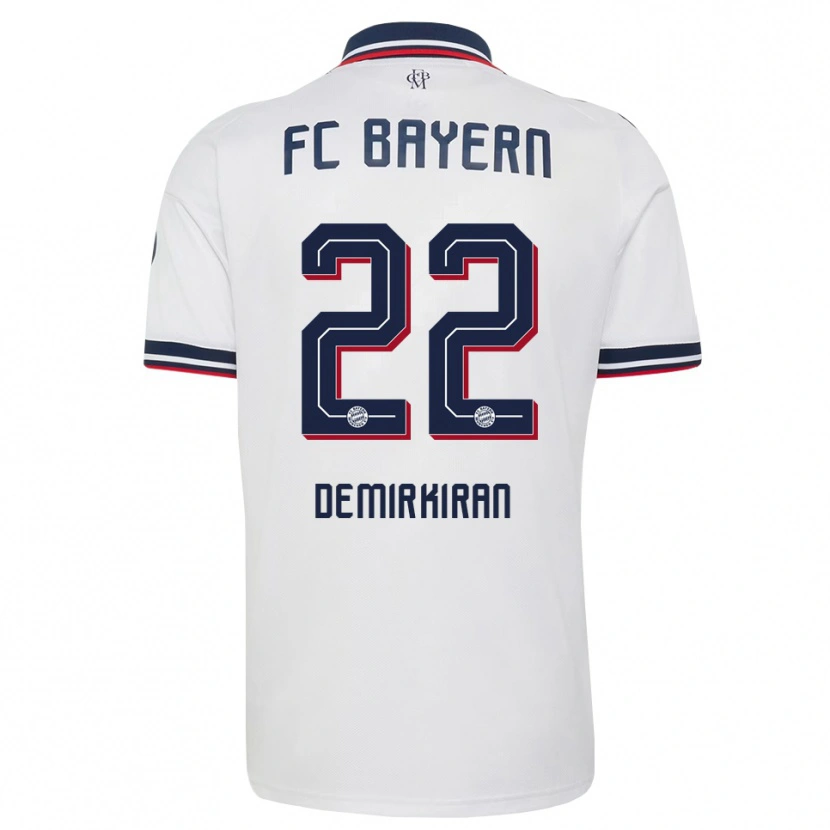 Danxen Kinderen Ediz Demirkiran #22 Wit Grijs Rood Uitshirt Uittenue 2026/27 T-Shirt België