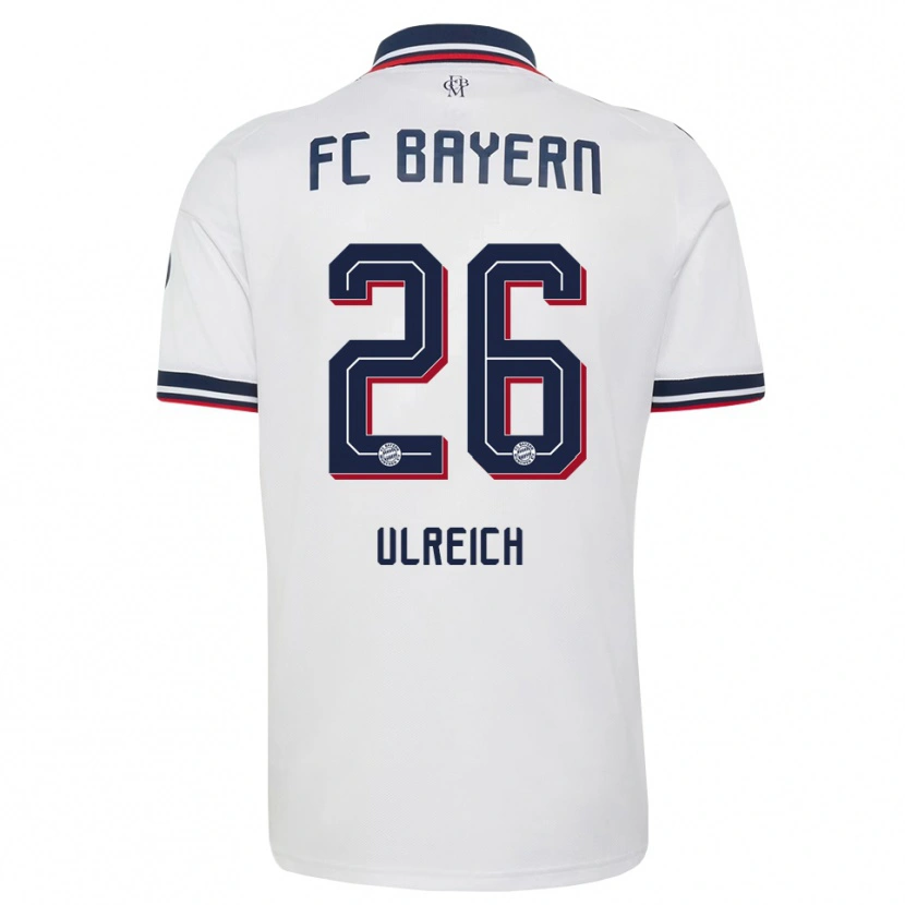 Danxen Kinderen Sven Ulreich #26 Wit Grijs Rood Uitshirt Uittenue 2026/27 T-Shirt België