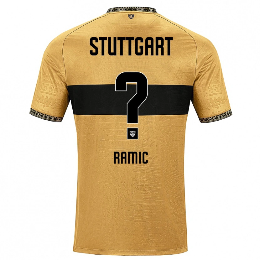 Danxen Kinderen Dani Ramic #0 Bruin Zwart Wit Uitshirt Uittenue 2026/27 T-Shirt België