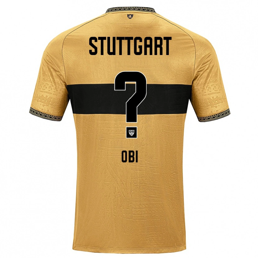 Danxen Kinderen Collin Obi #0 Bruin Zwart Wit Uitshirt Uittenue 2026/27 T-Shirt België
