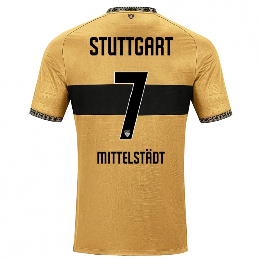 Danxen Kinderen Maximilian Mittelstädt #7 Bruin Zwart Wit Uitshirt Uittenue 2026/27 T-Shirt België