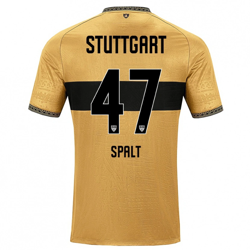 Danxen Kinderen Yanik Spalt #47 Bruin Zwart Wit Uitshirt Uittenue 2026/27 T-Shirt België
