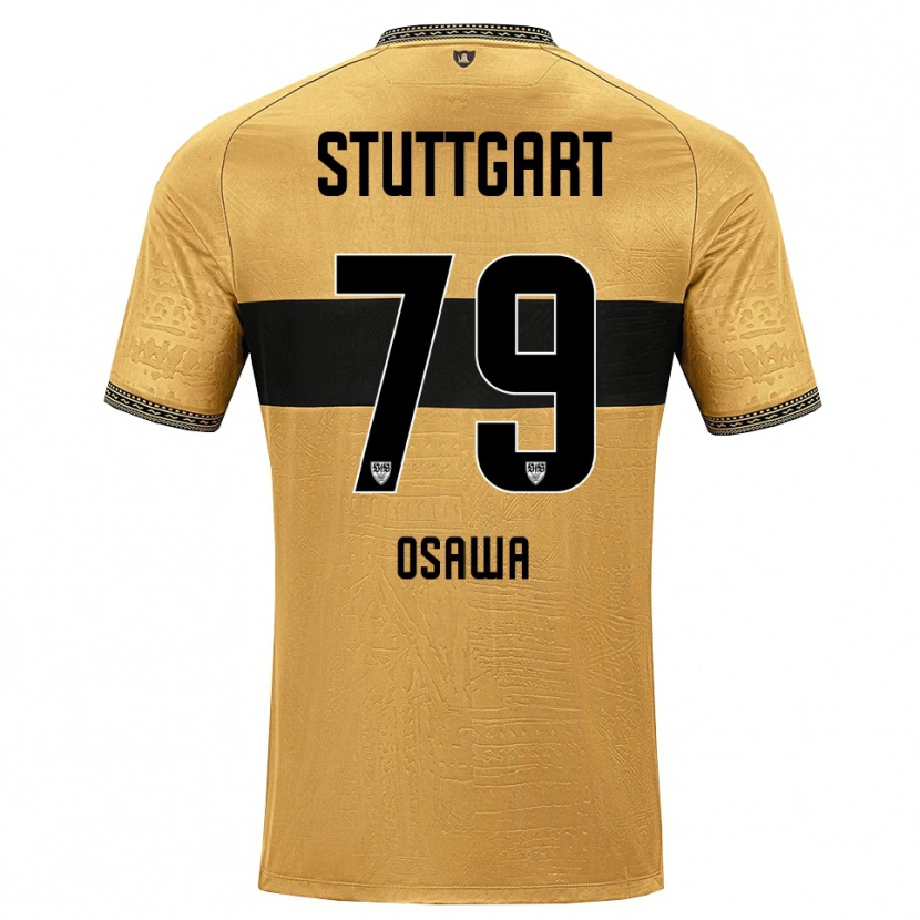 Danxen Kinderen Haruka Ōsawa #79 Bruin Zwart Wit Uitshirt Uittenue 2026/27 T-Shirt België