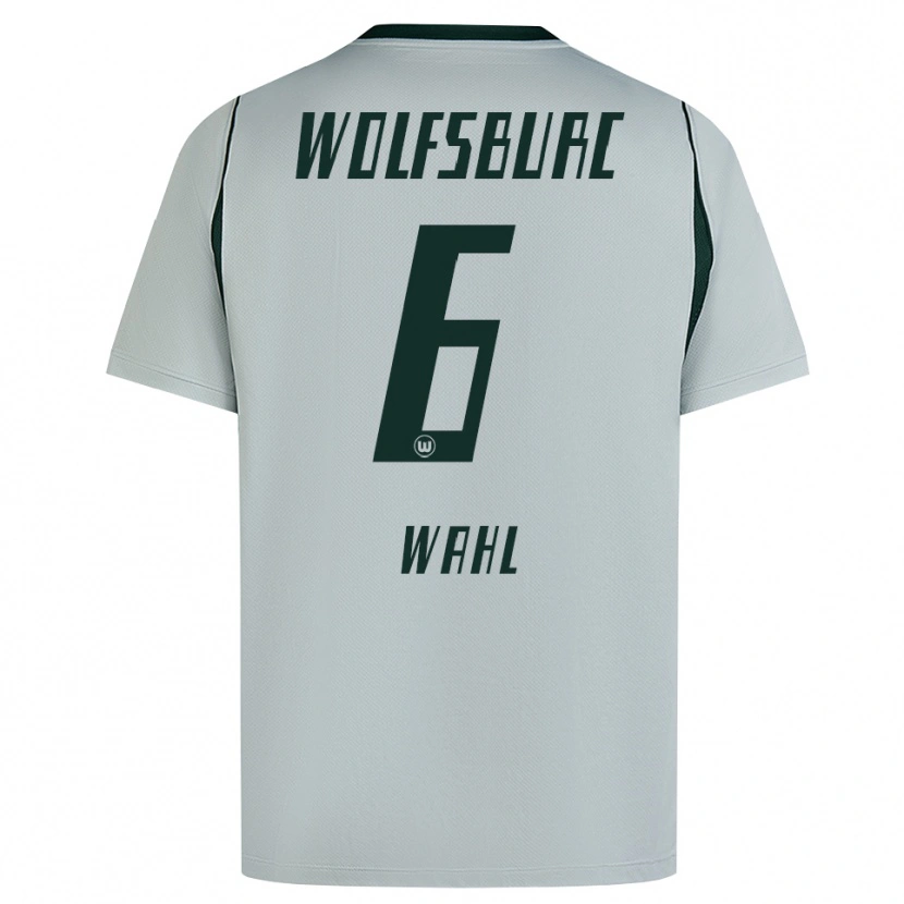 Danxen Kinderen Hauke Wahl #6 Grijs Groen Uitshirt Uittenue 2026/27 T-Shirt België